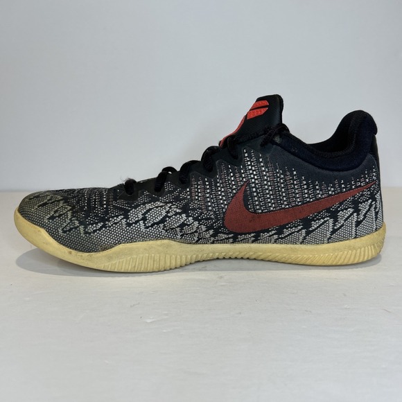 Nike Mamba Rage Black Crimson Men 9.5 Kobe Bryant Basketball Sneakers 908972-060 - Picture 2 of 8